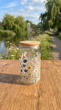 16oz Glass Tumbler - Wildflowers
