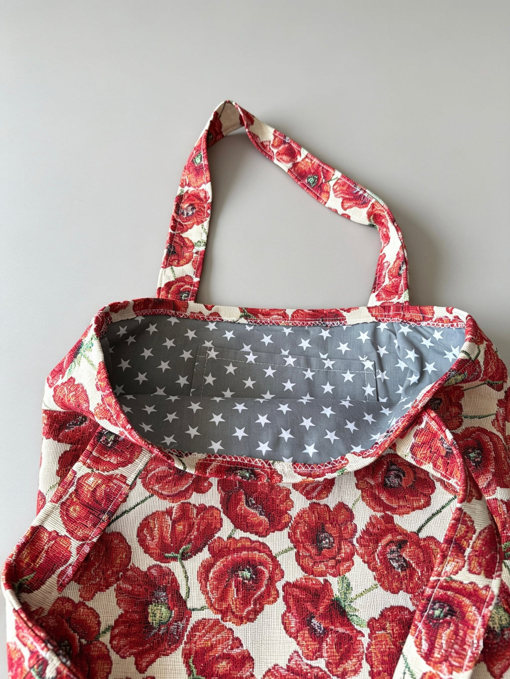 Poppy Print Tote Bag