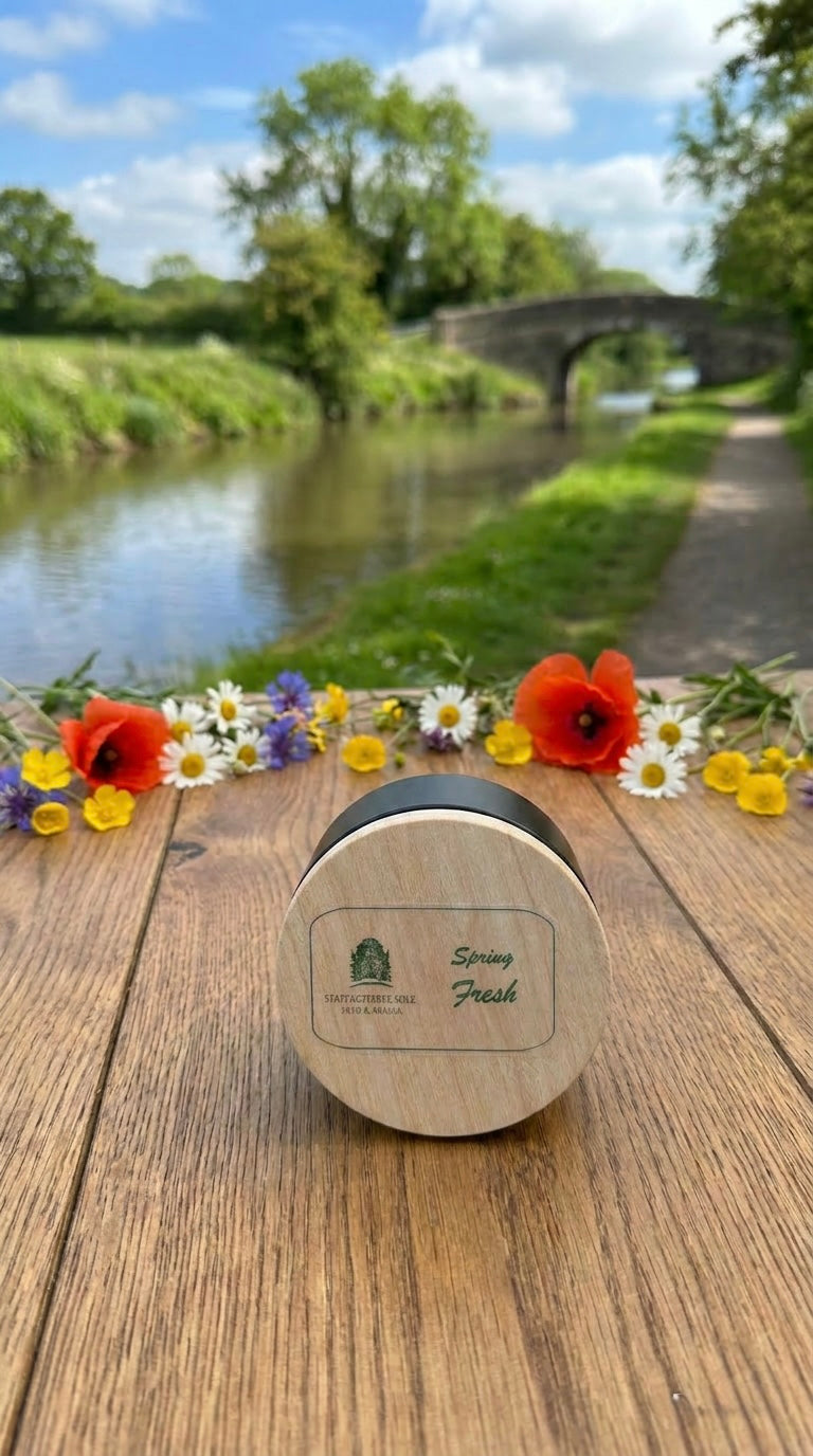 Hand Poured Scented Candle - Spring Fresh 8oz